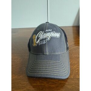 Vintage NBA Champions 2005 Hat Strap Back One Size Gray NBA Basketball Reebok